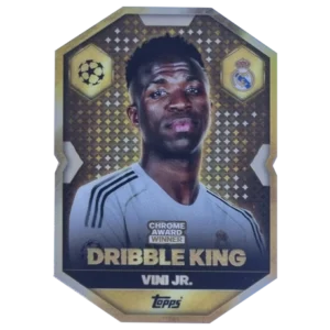 Topps Match Attax Champions League 2025/26 Chrome Award Winner CA15 Vinícius Jr. – Dribble King