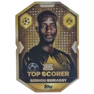 Topps Match Attax Champions League 2025/26 Chrome Award Winner CA9 Serhou Guirassy – Top Scorer