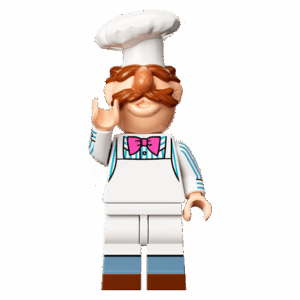LEGO Minifiguren 71033 The Muppets - Dänischer Koch