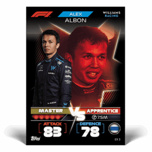 Topps Formula 1 Turbo Attax 2022 Trading Cards - EX 3 Alex Albon