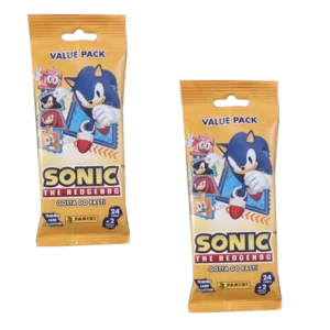 Panini Sonic The Hedgehog Trading Cards / 2x Fat Pack (Value Pack)