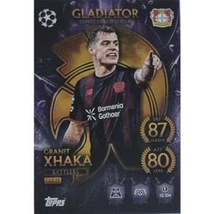 Topps Match Attax Champions League 2025/26 Gladiator Limited Edition GLE 12 GRANIT XHAKA