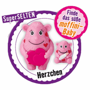 Blue Ocean Moffinis Serie 4 Magic Bakery - 1x Figur HERZCHEN MIT BABY