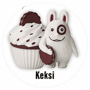 Blue Ocean Moffinis Serie 4 Magic Bakery - 1x Figur KEKSI