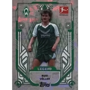 Topps Bundesliga Sticker Saison 2024/2025 / Sticker Nummer LEG 4 Rudi Völler