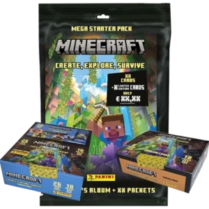 Panini Minecraft Serie 3 Trading Cards Create Explore Survive - 1x Mega Bundle