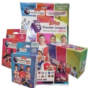 Topps Premier League Sticker 2025/2026 Mega Bundle | Display