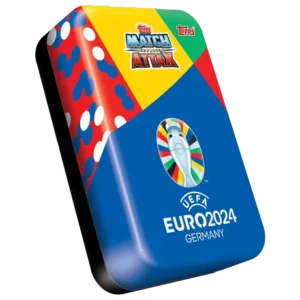 Topps UEFA EURO 2024 Match Attax Trading Cards – 1x Mega Tin Blau