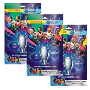Topps Champions League Sticker 2025/26 – 3× Multipack (108 Sticker)