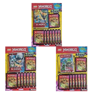 Blue Ocean LEGO Ninjago Crystalized Sticker - 3x verschiedene Multipacks ohne Auswahl (Deutsche Version)