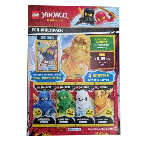 LEGO Ninjago Trading Cards Serie 9 Dragons Rising - 1x Multipack ohne direkte LE Karten Auswahl