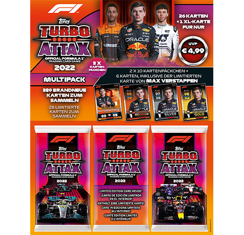Topps Formula 1 Turbo Attax 2022 Trading Cards - 10x Booster – Bild 19