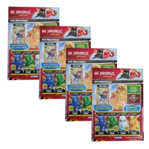 LEGO Ninjago Trading Cards Serie 9 Dragons Rising - alle 4 verschiedenen Multipacks
