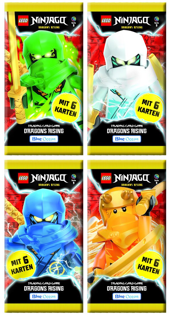 LEGO Ninjago Trading Cards Serie 9 Dragons Rising - 1x Multipack 2 Set beide Multipack mit LE29 und LE30 – Bild 3