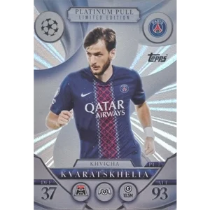 Topps Match Attax Champions League 2025/26 Platinum Pull Limited Edition PL 7 KHVICHA KVARATSKHELIA