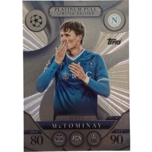 Topps Match Attax Champions League 2025/26 Platinum Pull Limited Edition PL 8 SCOTT MCTOMINAY
