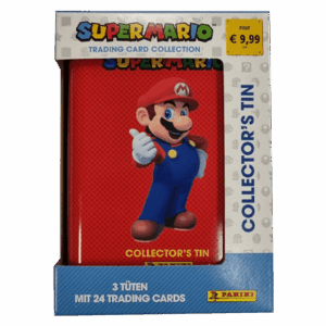 Panini Super Mario Trading Cards - 1x Pocket Tin Rot