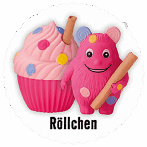 Blue Ocean Moffinis Serie 4 Magic Bakery - 1x Figur RÖLLCHEN