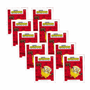 Topps Minions Sticker 2022 Suche nach dem Mini-Boss - 10x Stickertüten