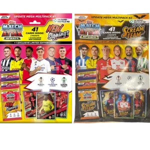 Topps Champions League Match Attax 2023-2024 - 1x Update Mega Multipack Set mit #1 und #2