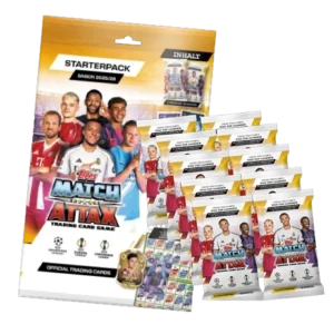 Topps Match Attax Champions League 2025/26 Starterpack + 10 Booster