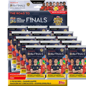 Topps UEFA Nations League 2022/23 Match Attax 101 Trading Cards - 1x Starter Pack +15x Booster