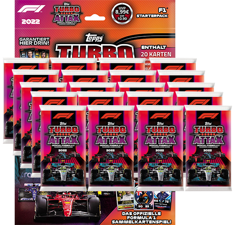 Topps Formula 1 Turbo Attax 2022 Trading Cards - 10x Booster – Bild 23