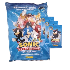 Panini Sonic The Hedgehog Trading Cards / Starterpack + 3x Booster Packs