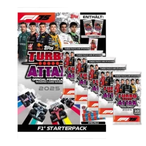 Topps Turbo Attax 2025 Bundle – Starter Pack + 5 Boosterpacks