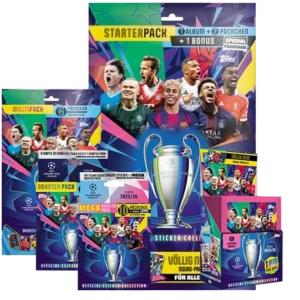 Topps Champions League Sticker 2025/26 – Mega Bundle (468 Sticker) – Display