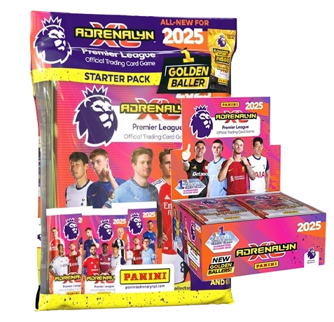 Panini Premier League 2025 Adrenalyn XL / 1x Starterpack inkl. 1x Display je 36x Booster