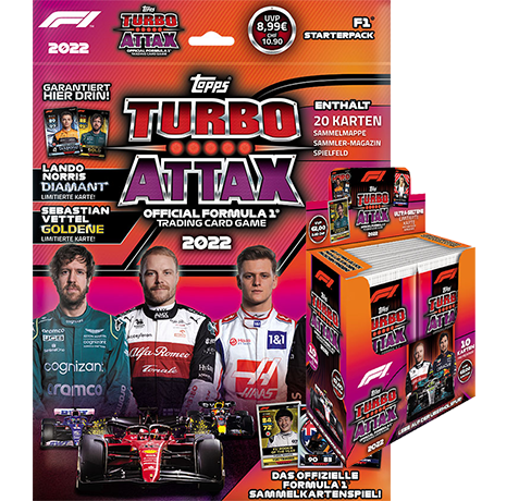 Topps Formula 1 Turbo Attax 2022 Trading Cards - 10x Booster – Bild 24