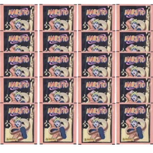 Panini Naruto Classic Sticker Ninja Academy / 20x Stickertüten