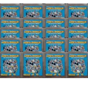Panini Micky und Donald Sticker Serie Eine Fantastische Welt - 20x Stickertüten