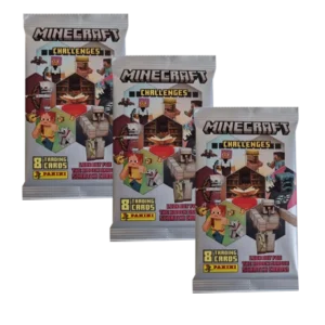 Panini Minecraft Trading Cards Serie 4 Challenges / 3x Booster Packs (Deutsche Version)