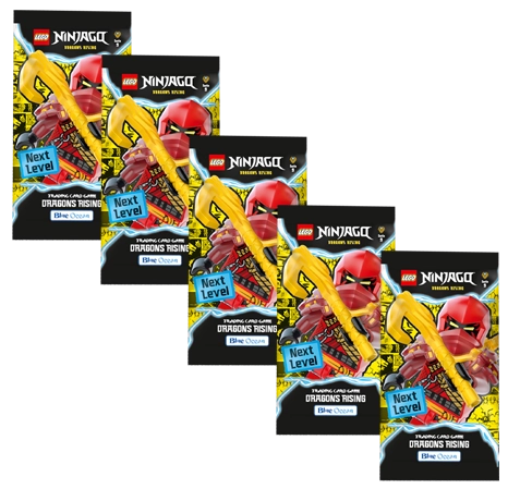 Ninjago Trading Cards Serie 9 Next Level / 5x Booster