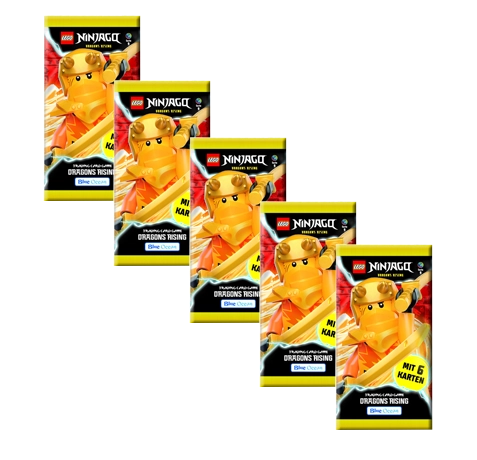 LEGO Ninjago Trading Cards Serie 9 Dragons Rising - 1x Multipack 2 Set beide Multipack mit LE29 und LE30 – Bild 4