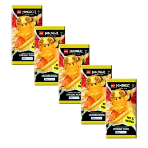 LEGO Ninjago Trading Cards Serie 9 Dragons Rising - 5x Booster