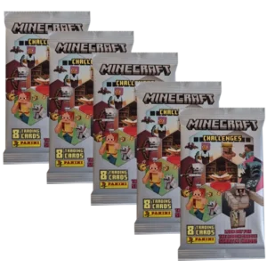 Panini Minecraft Trading Cards Serie 4 Challenges / 5x Booster Packs (Deutsche Version)