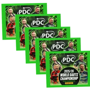 Panini PDC Darts 2026 Sticker – 5 Stickertüten