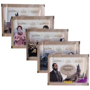 Panini Harry Potter Sticker Guide 3 Schloss Hogwarts / 5x Stickertüten