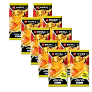 LEGO Ninjago Trading Cards Serie 9 Dragons Rising - 10x Booster