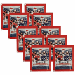 Topps NHL 2022/23 Hockey Sticker - 10x Stickertüten