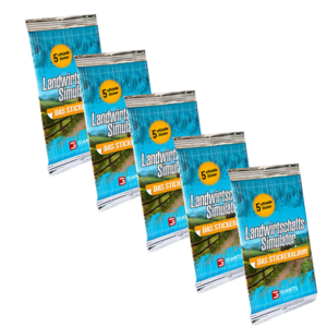 Landwirtschafts Simulator Sticker Serie ( 2022) - 5x Stickertüten