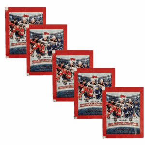 Topps NHL 2022/23 Hockey Sticker - 5x Stickertüten
