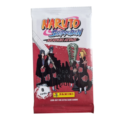 Panini Naruto Shippuden Akatsuki Attax Trading Cards (2024) - 1x Starterpack + 5x Booster Packs – Bild 4