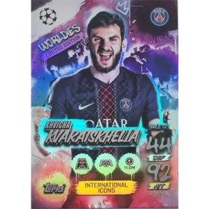 Topps Match Attax Champions League 2025/26 Worldies Limited Edition WLE 12 KHVICHA KVARATSKHELIA