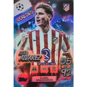 Topps Match Attax Champions League 2025/26 Worldies Limited Edition WLE 5 JULIÁN ÁLVAREZ