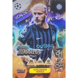 Topps Match Attax Champions League 2025/26 Worldies Limited Edition WLE 9 FEDERICO DIMARCO