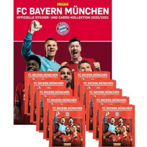 Panini BAYERN MÜNCHEN Sticker Leeralbum + 10 Tüten
